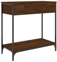 Konsolentisch Braun Eichen-Optik 75x34,5x75 cm Holzwerkstoff