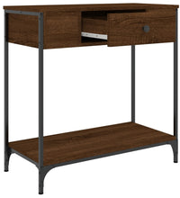 Konsolentisch Braun Eichen-Optik 75x34,5x75 cm Holzwerkstoff