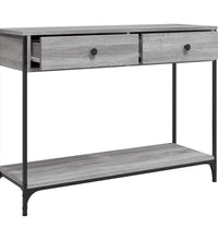 Konsolentisch Grau Sonoma 100x34,5x75 cm Holzwerkstoff