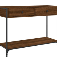 Konsolentisch Braun Eichen-Optik 100x34,5x75 cm Holzwerkstoff