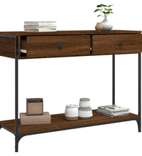 Konsolentisch Braun Eichen-Optik 100x34,5x75 cm Holzwerkstoff