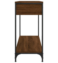 Konsolentisch Braun Eichen-Optik 100x34,5x75 cm Holzwerkstoff