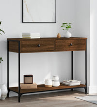Konsolentisch Braun Eichen-Optik 100x34,5x75 cm Holzwerkstoff