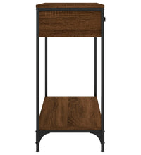 Konsolentisch Braun Eichen-Optik 75x34,5x75 cm Holzwerkstoff