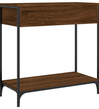 Konsolentisch Braun Eichen-Optik 75x34,5x75 cm Holzwerkstoff
