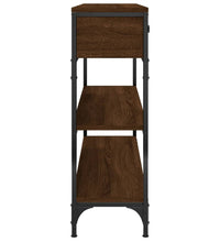 Konsolentisch Braun Eichen-Optik 100x25x75 cm Holzwerkstoff