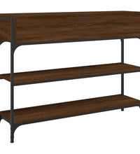 Konsolentisch Braun Eichen-Optik 100x25x75 cm Holzwerkstoff