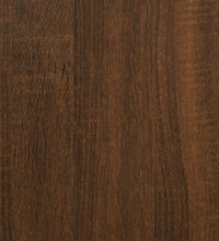 Konsolentisch Braun Eichen-Optik 100x25x75 cm Holzwerkstoff