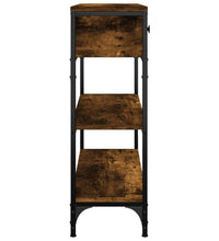 Konsolentisch Räuchereiche 72,5x25x75 cm Holzwerkstoff