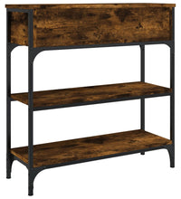 Konsolentisch Räuchereiche 72,5x25x75 cm Holzwerkstoff