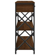 Konsolentisch Braun Eichen-Optik 75x28x75 cm Holzwerkstoff