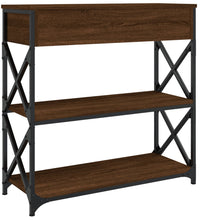 Konsolentisch Braun Eichen-Optik 75x28x75 cm Holzwerkstoff