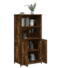 Highboard Räuchereiche 62x36x121,5 cm Holzwerkstoff