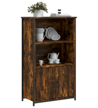 Highboard Räuchereiche 62x32x103,5 cm Holzwerkstoff