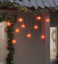 LED-Weihnachtssterne 10 Stk. Rot 10 cm