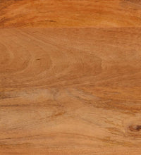 Couchtisch Braun und Schwarz 100x54x40 cm Massivholz Mango