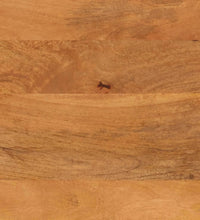 Couchtisch Braun und Schwarz 80x54x40 cm Massivholz Mango