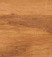 Wand-Badschrank Braun und Schwarz Massivholz Mango