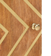 Badschrank Braun und Schwarz 38x33,5x58 cm Massivholz Mango