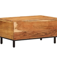 Couchtisch 80x50x40 cm Massivholz Akazie