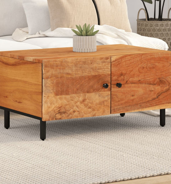 Couchtisch 80x50x40 cm Massivholz Akazie