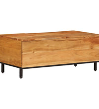 Couchtisch 100x54x40 cm Massivholz Akazie