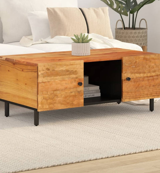 Couchtisch 100x54x40 cm Massivholz Akazie