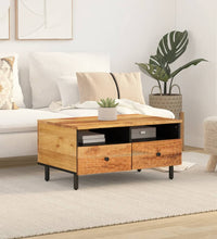 Couchtisch 80x54x40 cm Massivholz Akazie