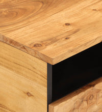 Couchtisch 80x54x40 cm Massivholz Akazie