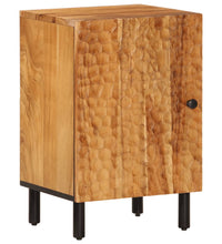 Badschrank 38x33x58 cm Massivholz Akazie