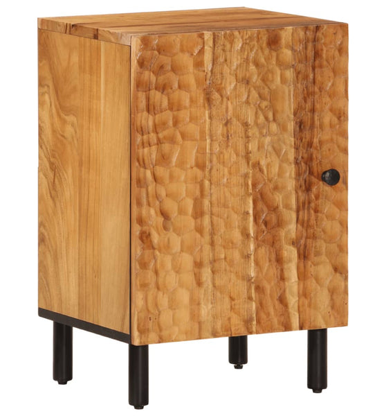 Badschrank 38x33x58 cm Massivholz Akazie