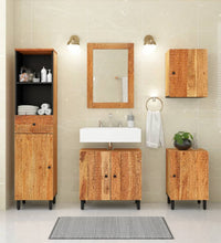 Badschrank 38x33x58 cm Massivholz Akazie