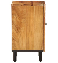 Badschrank 38x33x58 cm Massivholz Akazie