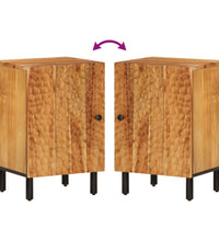 Badschrank 38x33x58 cm Massivholz Akazie