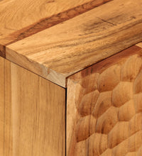 Badschrank 38x33x58 cm Massivholz Akazie