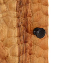 Badschrank 38x33x58 cm Massivholz Akazie