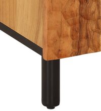 Badschrank 38x33x58 cm Massivholz Akazie