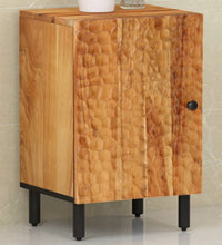 Badschrank 38x33x58 cm Massivholz Akazie