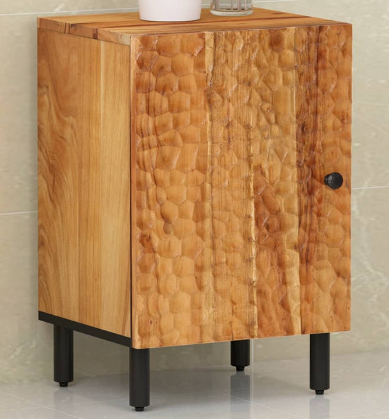 Badschrank 38x33x58 cm Massivholz Akazie