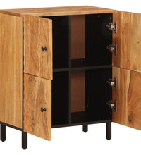 Beistellschrank 60x33x75 cm Massivholz Akazie