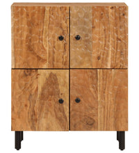 Beistellschrank 60x33x75 cm Massivholz Akazie