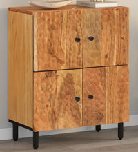 Beistellschrank 60x33x75 cm Massivholz Akazie