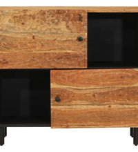 Beistellschrank 80x33x75 cm Massivholz Akazie