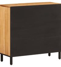 Beistellschrank 80x33x75 cm Massivholz Akazie