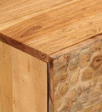 Beistellschrank 80x33x75 cm Massivholz Akazie