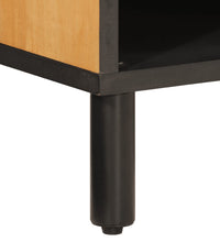 Beistellschrank 80x33x75 cm Massivholz Akazie