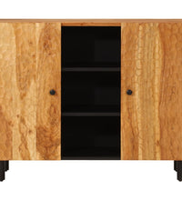 Beistellschrank 90x33x75 cm Massivholz Akazie