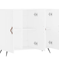 Sideboard Weiß 90x34x80 cm Holzwerkstoff