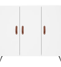 Sideboard Weiß 90x34x80 cm Holzwerkstoff