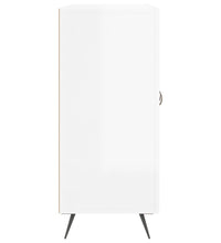 Sideboard Hochglanz-Weiß 90x34x80 cm Holzwerkstoff